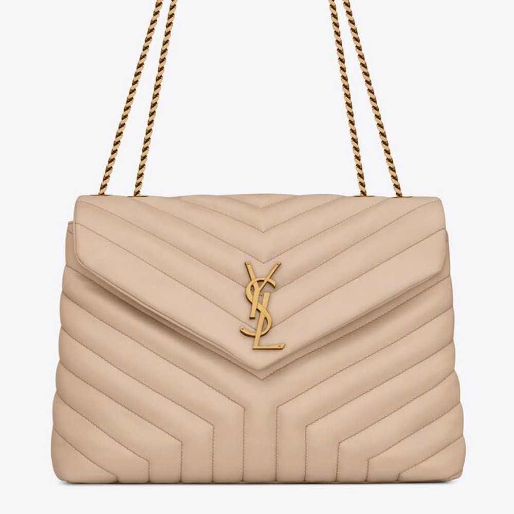 Loulou Small Matelasse Calfskin Flap-Top Shoulder Bag with BAG AND BOX